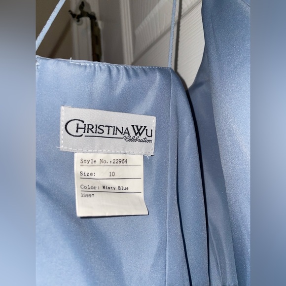 Christina Wu Celebrations Style 22954 Misty Blue - Picture 2 of 10